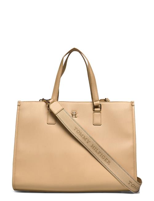 Th Monotype Tote Tommy Hilfiger Beige