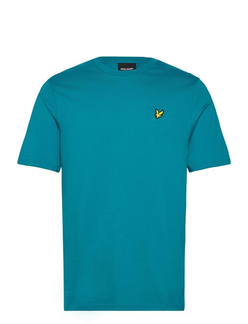 Se Lyle & Scott Plain T-Shirt Lyle & Scott Blue ved Booztlet