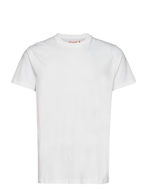 Regular Fit Round Neck T-Shirt Revolution White