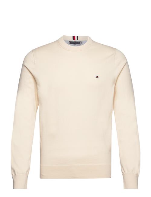 Se Tommy Hilfiger 1985 Crew Neck Sweater Tommy Hilfiger Cream ved Booztlet