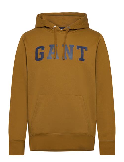 GANT Gant Logo Sweat Hoodie GANT Brown