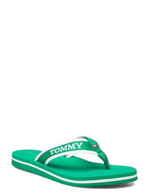 Tommy Hilfiger Hilfiger Webbing Pool Slide Tommy Hilfiger Green