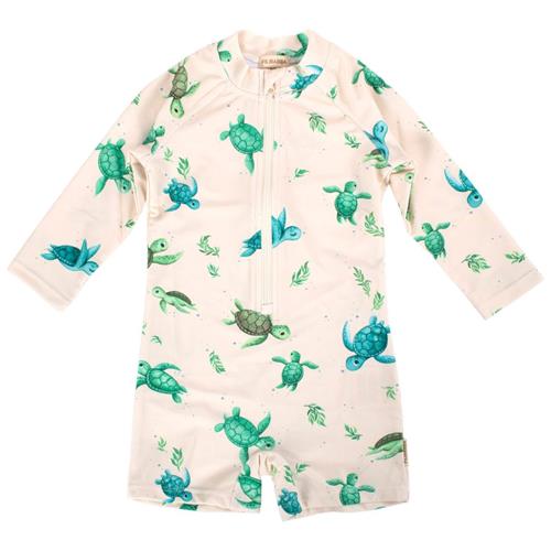 Se Filibabba Villads UV-dragt First Swim | Beige | 1-3 ved Babyshop