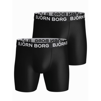 Björn Borg 2P Performance Boxer 1572 Sort polyester Small Herre