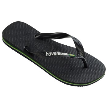 Se Havaianas Brasil Logo Sort Str 37/38 ved Timarco