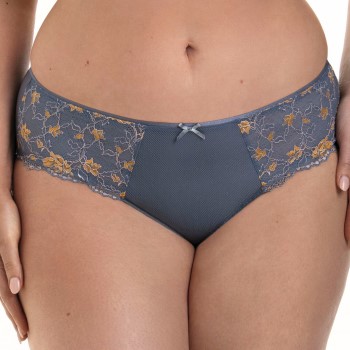 Rosa Faia Trusser Colette High Waist Brief Blå 40 Dame