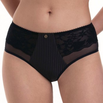 Rosa Faia Trusser Sita High Waist Briefs Plus Sort 40 Dame