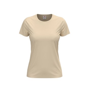 Stedman 4P Classic Women T-shirt Beige bomuld Small Dame