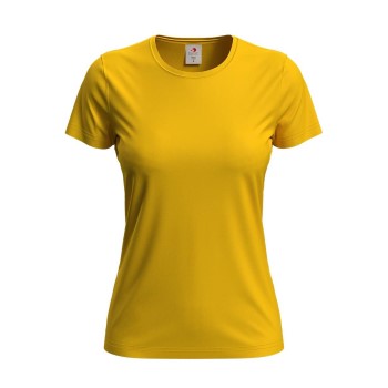 Stedman Classic Women T-shirt Senepsgul bomuld Medium Dame