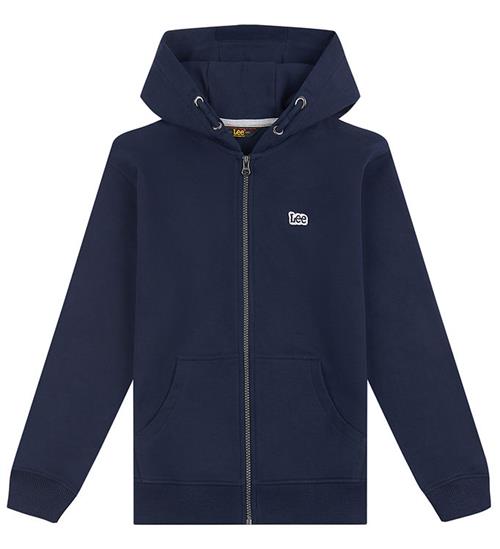 Se Lee Lee Cardigan - Badge LB Zip Through - Navy Blazer ved KidsWorld