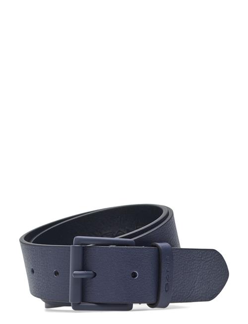 GANT Tonal Buckle Leather Belt GANT Blue