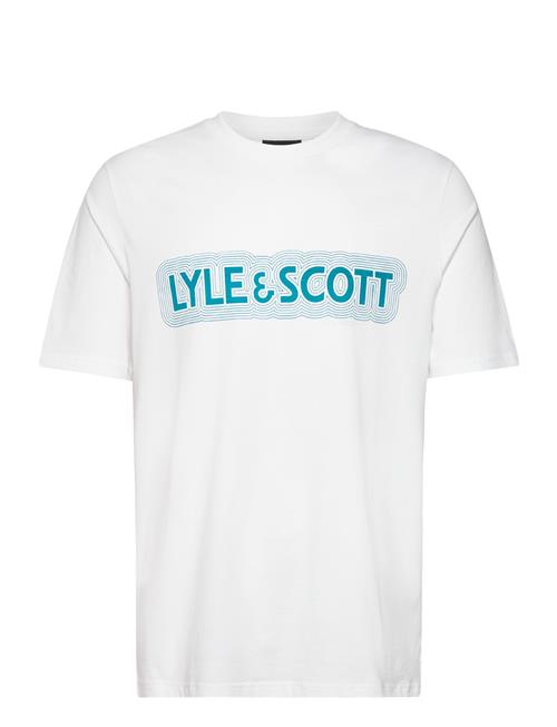 Se Lyle & Scott Vibrations Print T-Shirt Lyle & Scott White ved Booztlet