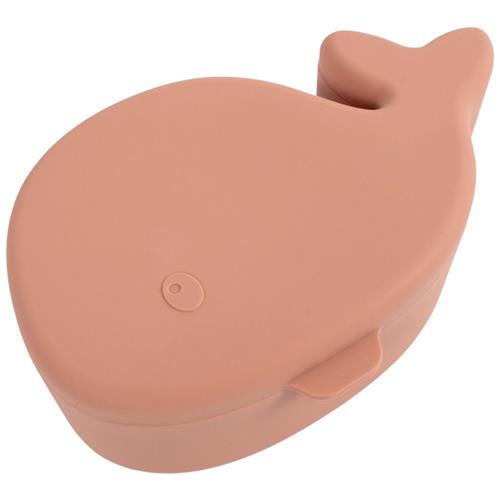 Filibabba Christian the Whale Snack Boks Misty Rose One Size
