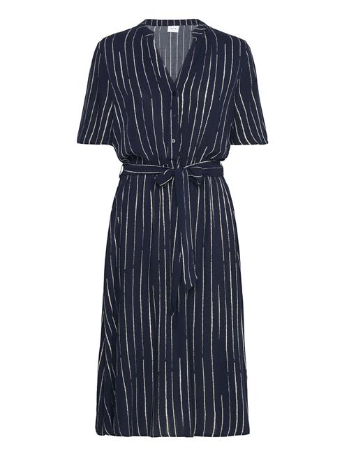 Vila Vimoashly S/S Midi Dress - Noos Vila Navy