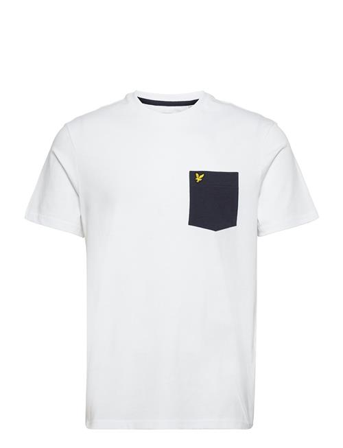 Se Lyle & Scott Contrast Pocket T-Shirt Lyle & Scott White ved Booztlet