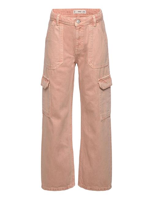 Se Mango Cotton Cargo Trousers Mango Pink ved Booztlet