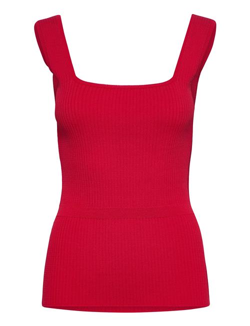 Fine Knit Top IVY OAK Red