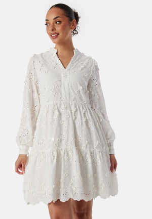 YAS Yasmenusa LS Dress Star White L