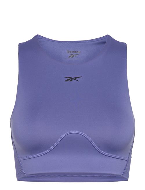 Se Reebok Performance Lux Contour Crop Reebok Performance Blue ved Booztlet