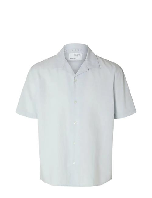 Slhrelaxsun Shirt Ss Resort Selected Blue