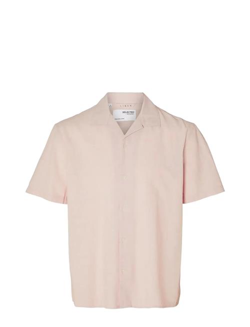 Slhrelaxsun Shirt Ss Resort Selected Pink