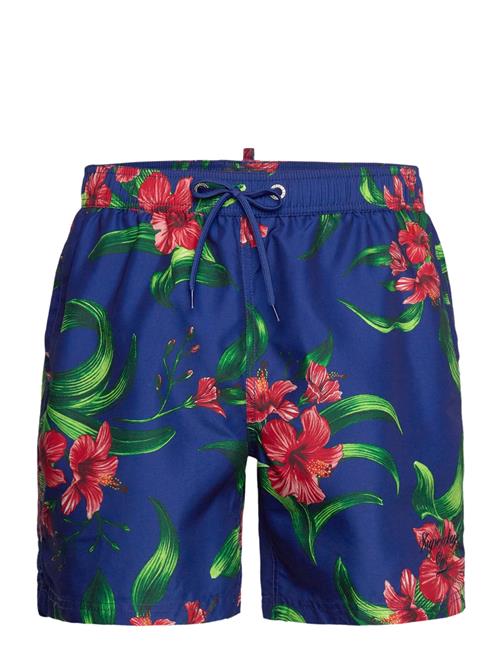 Hawaiian Print 17 Swim Short Superdry Blue