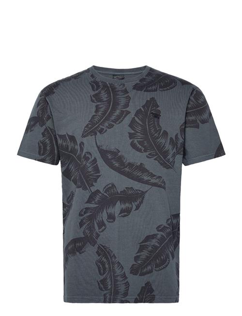 Superdry Vintage Overdye Printed Tee Superdry Blue