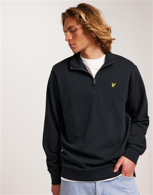 Lyle & Scott Loopback Quarter Zip Sweat Sweatshirts Blå