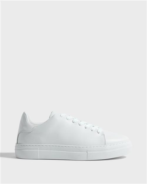 Selected Homme Slhdavid Chunky Leather Sneaker Noo Fine sko White