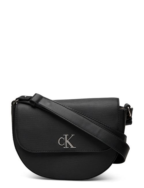 Calvin Klein Minimal Monogram Saddle Bag22 T Calvin Klein Black