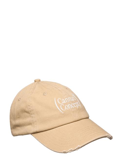 Cannari Concept Cc Logo Cap W. Distress Cannari Concept Beige