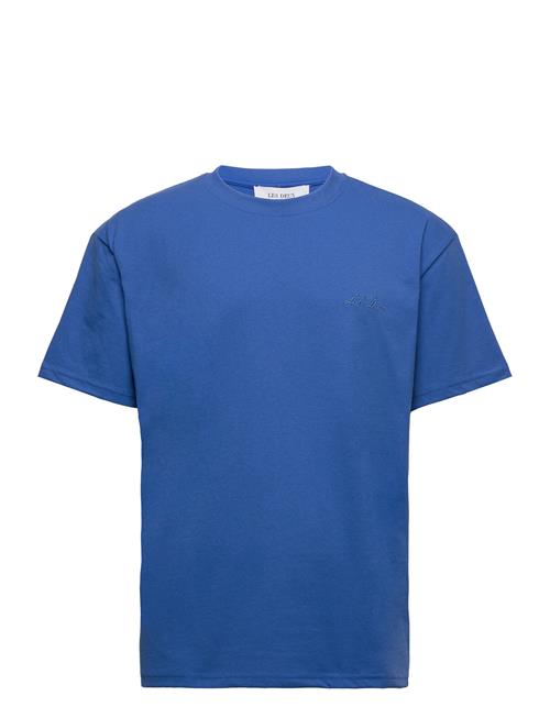 Se Les Deux Crew T-Shirt Les Deux Blue ved Booztlet