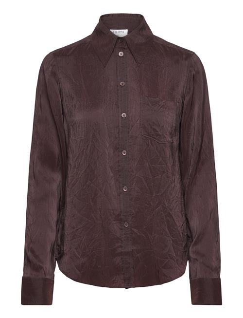 Filippa K Crinkle Shirt Filippa K Brown