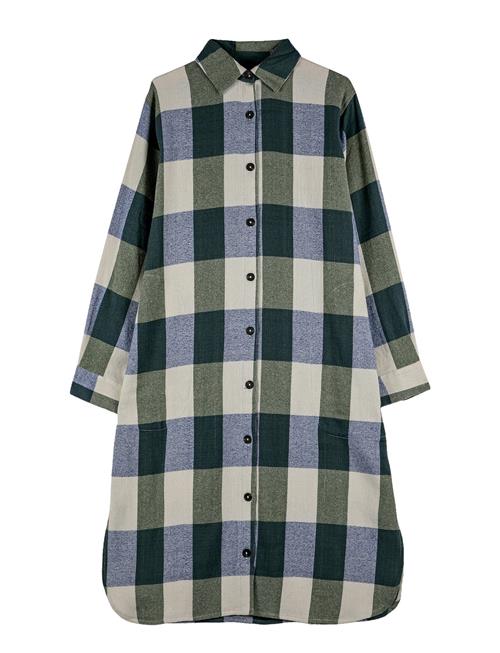 Bobo Choses Plaid Check Shirt Dress Bobo Choses Blue