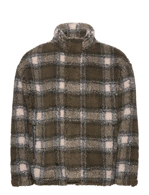 GANT Check Fleece Full Zip GANT Grey