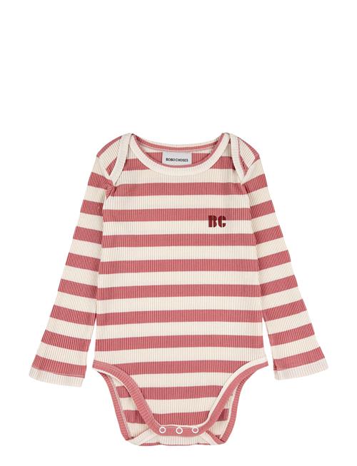 Bobo Choses Baby Maroon Stripes Body Pack Bobo Choses Patterned