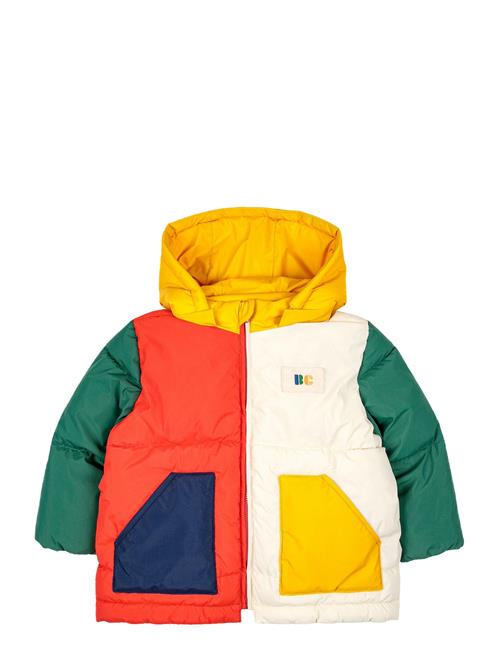 Bobo Choses Baby Color Block Hooded Anorak Bobo Choses Red