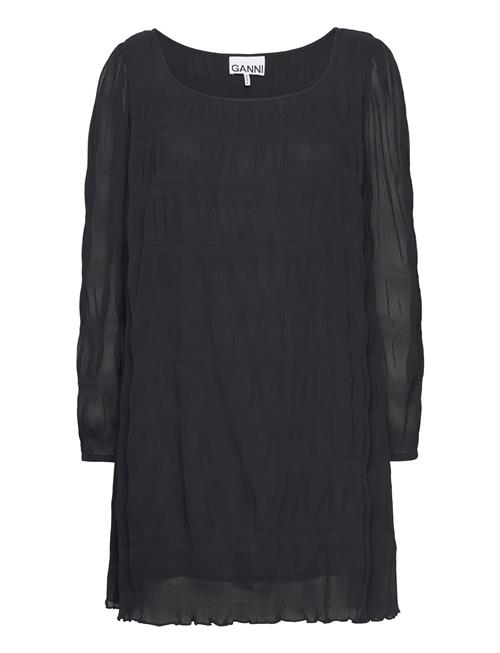 Pleated Georgette Ganni Black