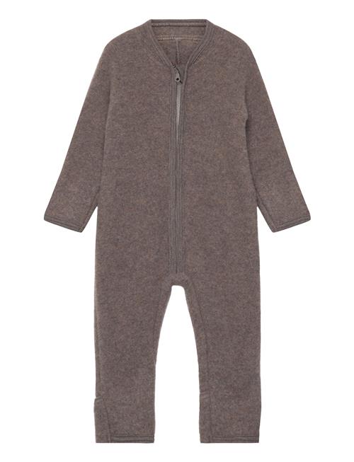 Huttelihut Pram Suit Soft Wool Huttelihut Brown