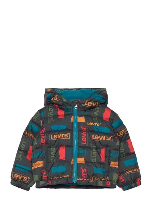 Se Levi's Levi's® Core Printed Puffer Jacket Levi's Blue ved Booztlet