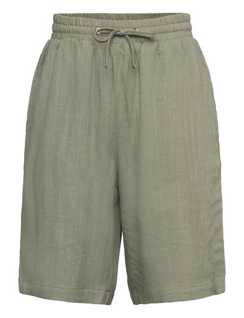 Grunt Tanja Linen Shorts Grunt Khaki