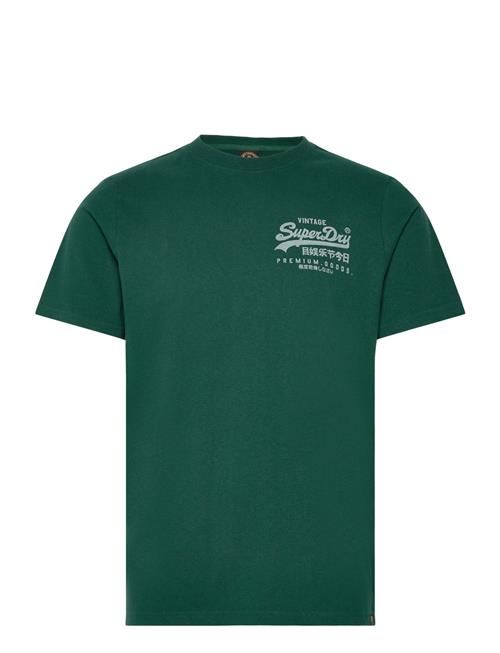 Classic Vl Heritage Chest Tee Superdry Green