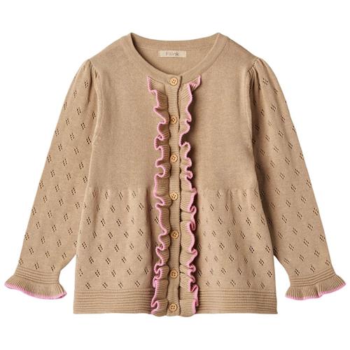 Fliink Glassy Cardigan Humus | Beige | 80 cm