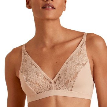 Calida Bh Natural Skin Lace Bra Beige Small Dame