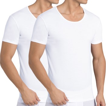 Sloggi 2P Men 24 7 T-Shirt Hvid bomuld Small Herre