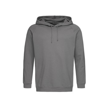 Se Stedman Hooded Sweatshirt Unisex Grå bomuld Medium ved Timarco