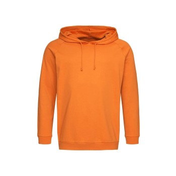 Se Stedman Hooded Sweatshirt Unisex Orange bomuld Large ved Timarco