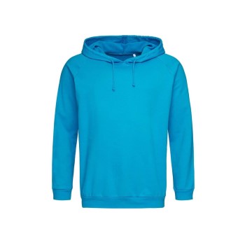 Se Stedman Hooded Sweatshirt Unisex Blå bomuld Large ved Timarco