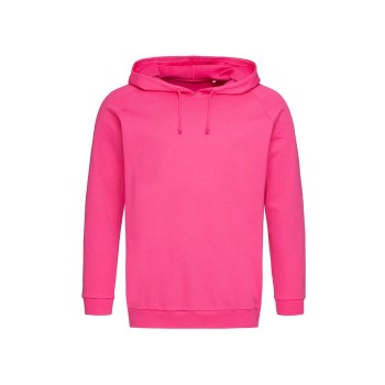 Stedman Hooded Sweatshirt Unisex Rosa bomuld Large