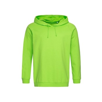 Se Stedman Hooded Sweatshirt Unisex Lysegrøn bomuld X-Small ved Timarco